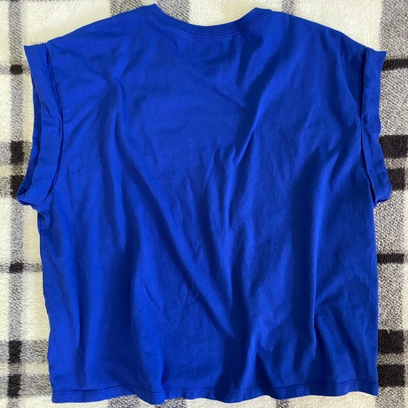 Tailgate Women’s LA Dodgers Rolled Sleeve T-Shirt - Picture 2 of 4